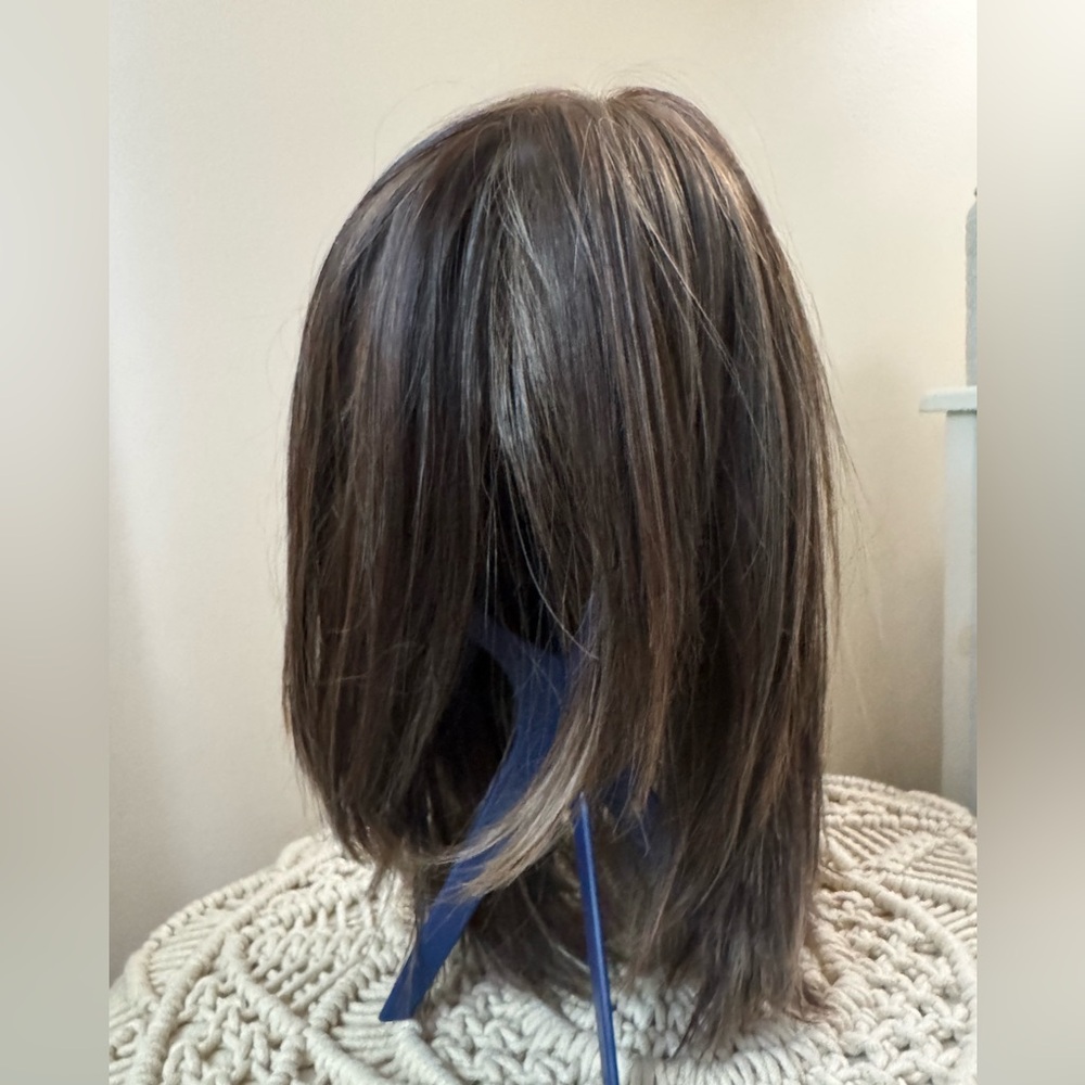 Elegant Dark Brown Hair Wig